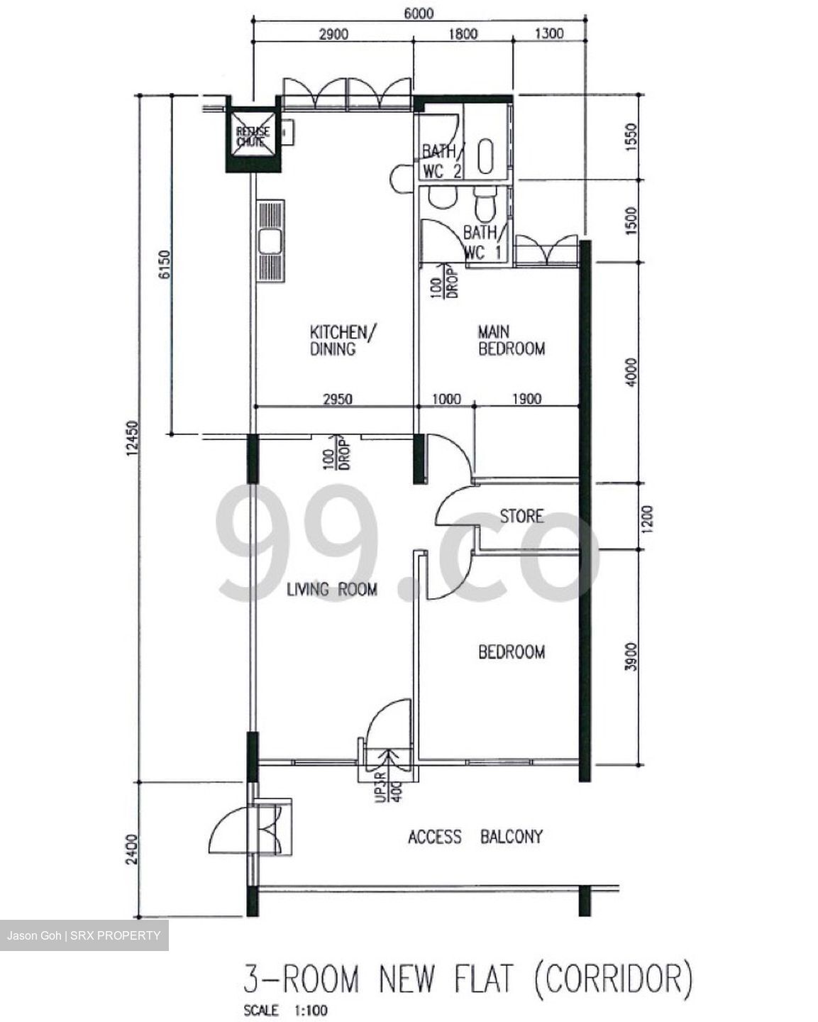Blk 420 Bukit Batok West Avenue 2 (Bukit Batok), HDB 3 Rooms #624133771